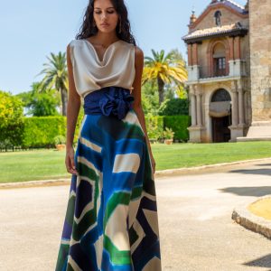 CONJUNTO CAMISA CON FALDA MATILDE CANO MOD: T531